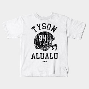 Tyson Alualu Pittsburgh Helmet Font Kids T-Shirt